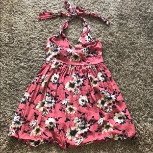 Floral Halter Dress